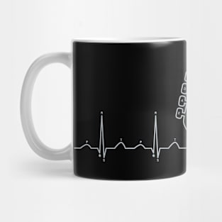 BassHeartbeatSilver Mug